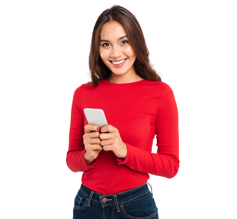 woman-phone pest control